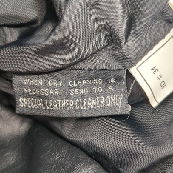 Vintage 90s CHIA Leather Moto Mini Biker Racing Stripe Pencil Skirt Size 4 - Picture 4 of 10